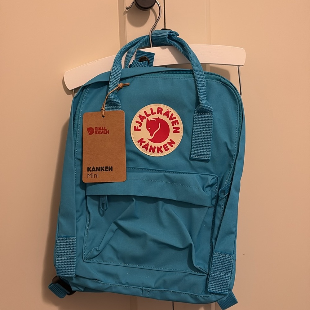 Fjallraven kanken mini bright blue